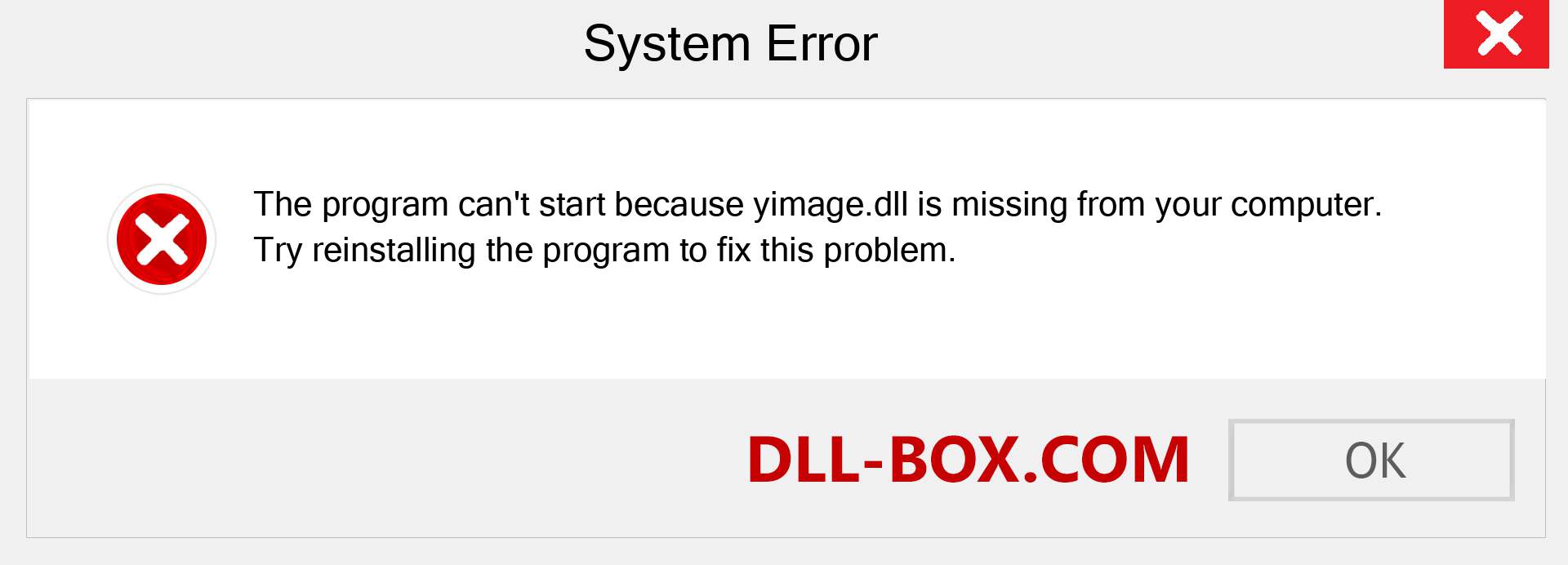  yimage.dll file is missing?. Download for Windows 7, 8, 10 - Fix  yimage dll Missing Error on Windows, photos, images